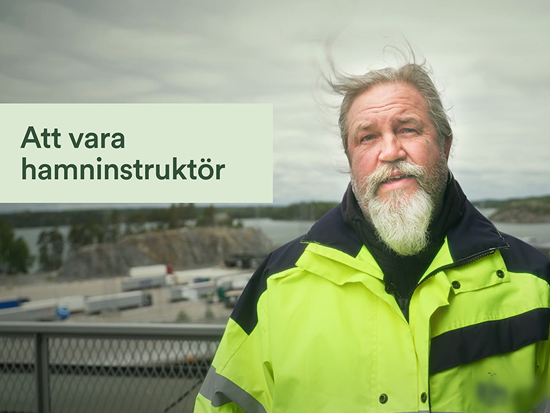 Stefan Gidlöf - hamninstruktör.