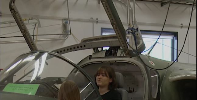 en dag på flygteknikprogrammet